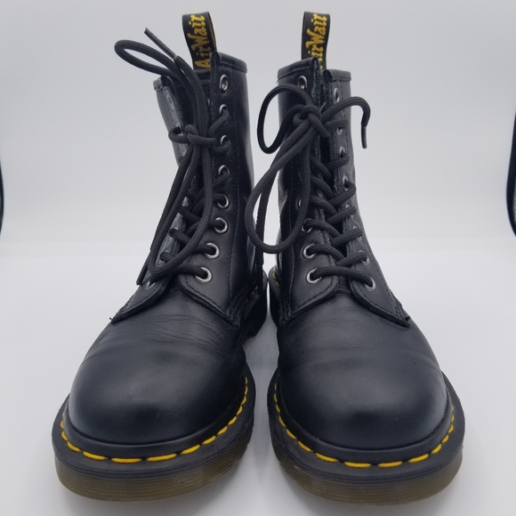 Dr. Martens AirWair Black Combat Boots - Picture 7 of 10